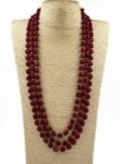 Green Jade Necklace, Features Green Jade for Natural an...