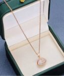 Maroon Stone Stud-Gold Platted Brass Necklace Crystal R...