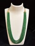 Gleve Anti Tarnish Stainlees Steel Green Diamond Penden...