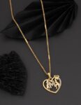 Stainless Steel Multy-Flowers Gold Plated Neclace For W...