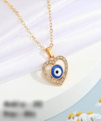 Protective Evil Eye Pendant Necklace – Fashionable Chai...