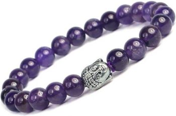 Stone, Crystal Beads Charm Bracelet