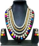 Metal White Jewel Set