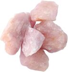 Natural Citrine Carnelian Green Aventurine Rose Quartz Fluorite Tiger Eye Lapis Amethyst Black Tourmaline Negativity Rough Healing Crystal Gemstones (Moss Agate)