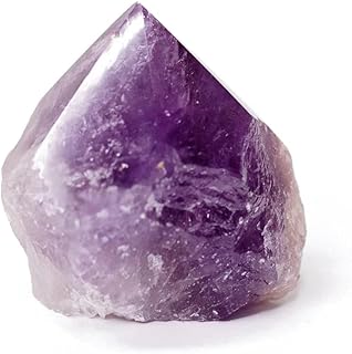 Divinity Crystals Natural Single Amethyst Crystal Stones For Reiki Healing Crystal Tumbled Stones Raw Rough Gemstones Pebble Stone-Value Pack Of 1 Beautiful Aaa Grade Tumble Pc