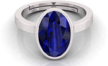 Iolite (Neeli) 7.25 Ratti or 6.50 Ct Panchdhatu (5 Meta...