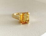 Natural Blue Sapphire Gemstone Ring 6.00 CT Neelam Adju...