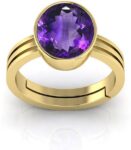 Brass Moonstone Gold Plated Ring