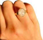 6.25 Ratti 5.00 Carat Natural Blue Sapphire Neelam Gold...