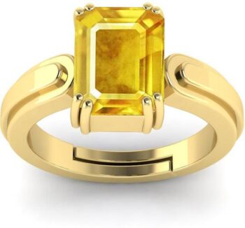 ADJUSTABLE MEN RING Alloy Cubic Zirconia Gold Plated Ri...