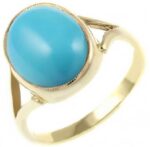 5 Ratti Pukhraj Stone Original Yellow Sapphire Ring Wit...
