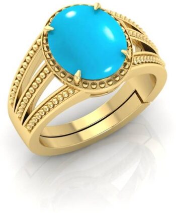 Natural 8.25 Ratti Blue sapphire Ring With Lab Certific...