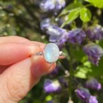 Moonstone Ring with natural and lab-certified gemstone ...