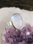 Natural coral ring unheated gemstone munga gold plated ...