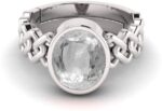 Natural Silver Plated Adjustable Ring Blue Turquoise 8....