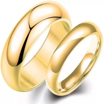 7.25 Ratti Created Ruby Manik Gemstone Gold Plated Ring...