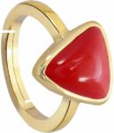 Certified Natural Green Jade Adjustable Gemstone Ring f...