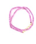Excitement 18 Inches Gemstone Beads Necklace Agate Silv...