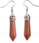 Agate Stone Earrings Agate Copper Hoop Earring, Drops &...