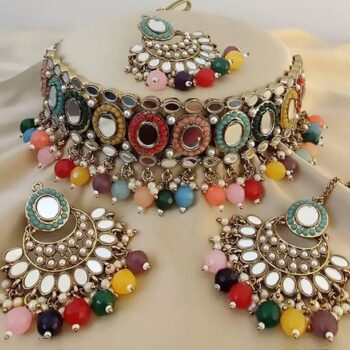 Copper Green Jewel Set