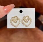 High Gold Plated AD Diamond Round Design Fancy Cuff Ear...
