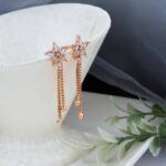 Glamorous Hoop Earrings For Women & Girls Metal Drops &...