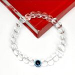 Stone Beads, Cat's Eye, Crystal Bracelet