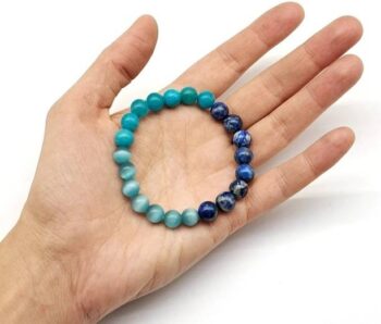 Stone, Amethyst, 7 Chakra Beads, Crystal Bracelet