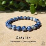 Crystal, Stainless Steel Agate Bracelet