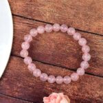 Stone, Rose Quartz, Crystal Beads, Agate Bracelet