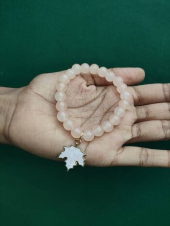 Metal Agate Bangle Set