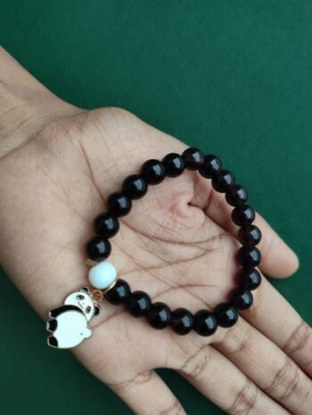 Plastic Pearl Palladium Bracelet