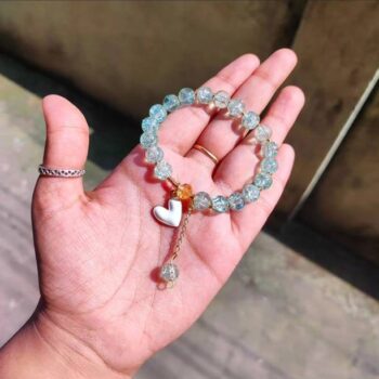 Stone, Crystal Agate, Ruby Bracelet