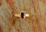 Orange Zircon 8.25 Ratti Gemstone Ring For Men And Wome...