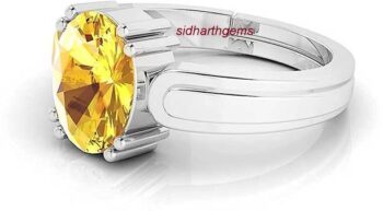 Natural Moonstone Ring in Silver 925 Lab Certified Adju...