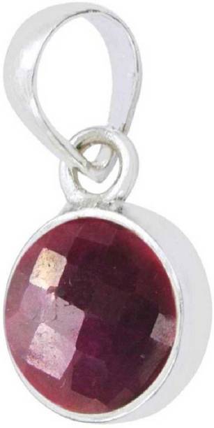 Kundli Gems Yellow Sapphire Stone Pendant For Girl and ...