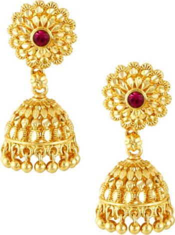 Korean Purple square Crystal Rhinestone earring Cubic Z...