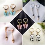Beautiful Long Earrings For Women & Girls Metal Drops &...