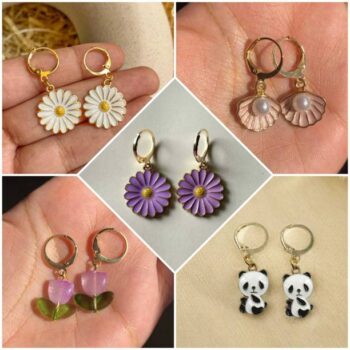 925 Sterling silver LABORIDE STONE STUDD TOPS for Girls...