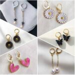 Beautiful Long Earrings For Women & Girls Stainless Ste...