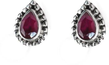 Women's Black Silver Multi Stone Earring Set Metal Stud...