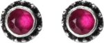 Queen Elizabeth Inspired Cubic Zirconia Brass Stud Earr...
