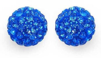 Mirage - Blue traditional triangle Kundan and Carved St...