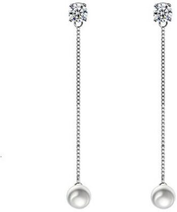 XWPZK Cubic Zirconia Copper, Brass Clip-on Earring, Ear...