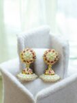 Chunky stone Korean style Purple square Rhinestone earr...