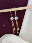 Antique Style Heart Crystal Alloy Stud Earring