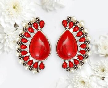 Silver Plated Square Cubic Zirconia Office-Wear Fashion...