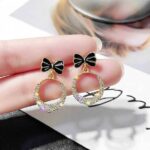 Hollow Out Ball Alloy Stud Earring