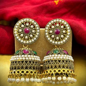 Estele Gold Plated Brass Drops & Danglers