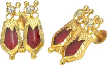 GOLD PLATED ANTI- TARNISH AMERICA DIAMOND STUDDED CLASS...